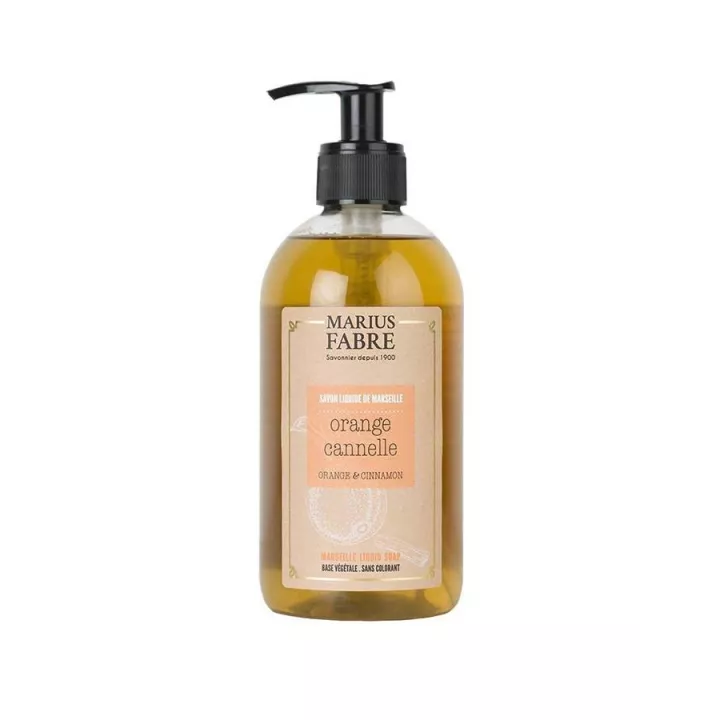 Savon liquide de Marseille - Orange Cannelle - 400 ml ou 1L - Marius Fabre