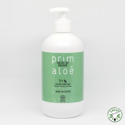 Feuchtigkeitsspendendes pflanzliches Duschgel mit Bio-Aloe Vera – Prim Aloé