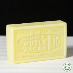 Lemongrass scented soap enriched with organic argan oil