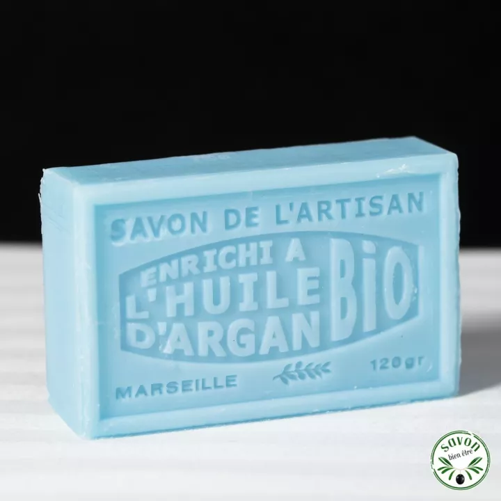 Lotus flower scented soap enriched with organic argan oil