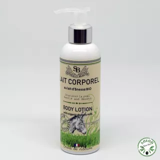 Lait corporel au lait d'ânesse bio - 200 ml