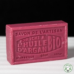 Savon parfumé Framboise enrichi à l'huile d'argan Bio