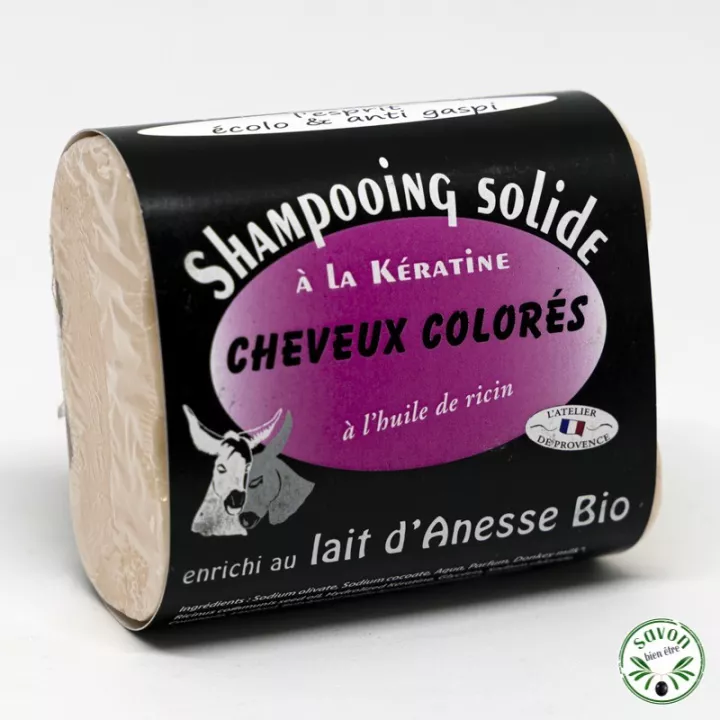 Solid shampoo with organic donkey milk - Colored hair