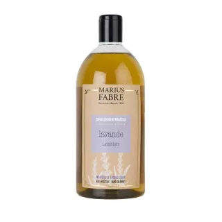 Marseille-Flüssigseife - Lavendel - 1L-Nachfüllung - Marius Fabre
