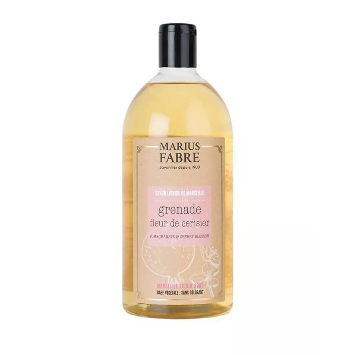 Marseille Liquid Soap - Granada e fiori di ciliegio - Refill 1L -Marius Fabre