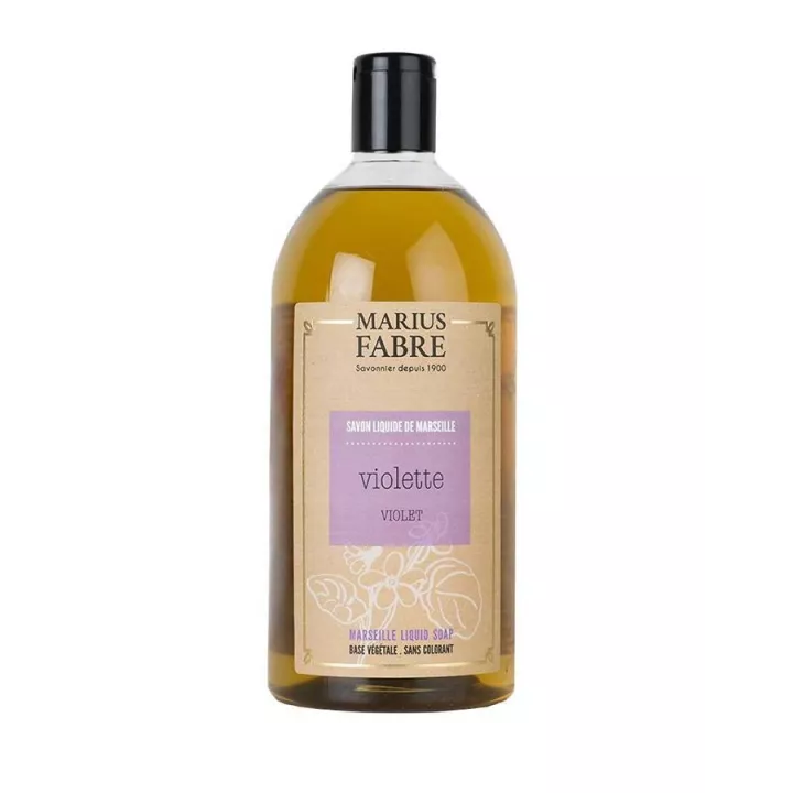 Marseille Liquid Soap - Violet - Refill 1L - Marius Fabre
