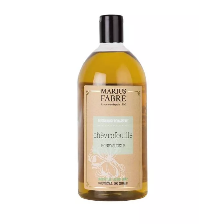 Marseille Liquid Soap - Chèvrefeuille - Nachfüllen 1L -Marius Fabre