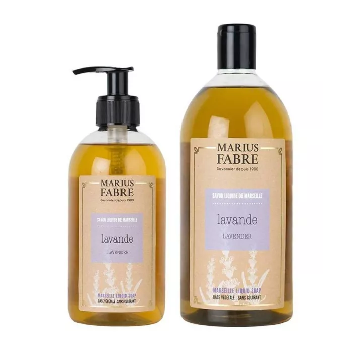 Savon liquide de Marseille Marius Fabre 1L sans parfum