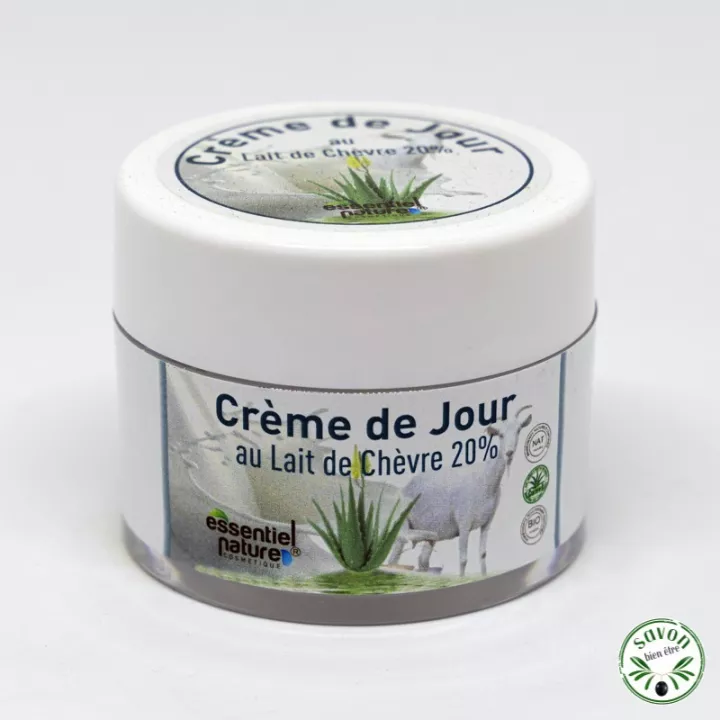 Day cream organic goat milk and aloe vera organic