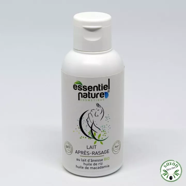 Leche para después del afeitado con leche de burra ecológica