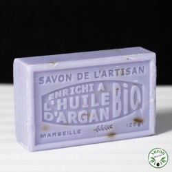 Sabão perfumado Flor de lavanda enriquecido com óleo de argão orgânico