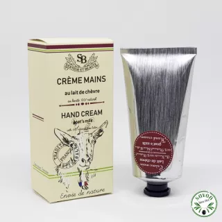 Creme para as mãos com leite de cabra e manteiga de karité