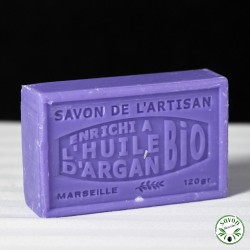 Lilac scented soap enriched with organic argan oil