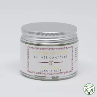 Day cream with organic goat milk