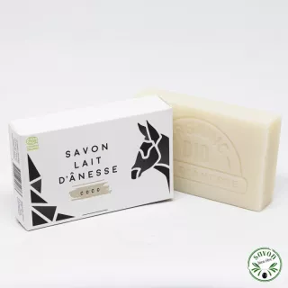 Sapone di latte d'asino biologico - Coconut