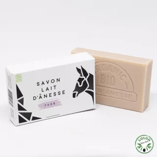 Organic donkey milk soap - Rose