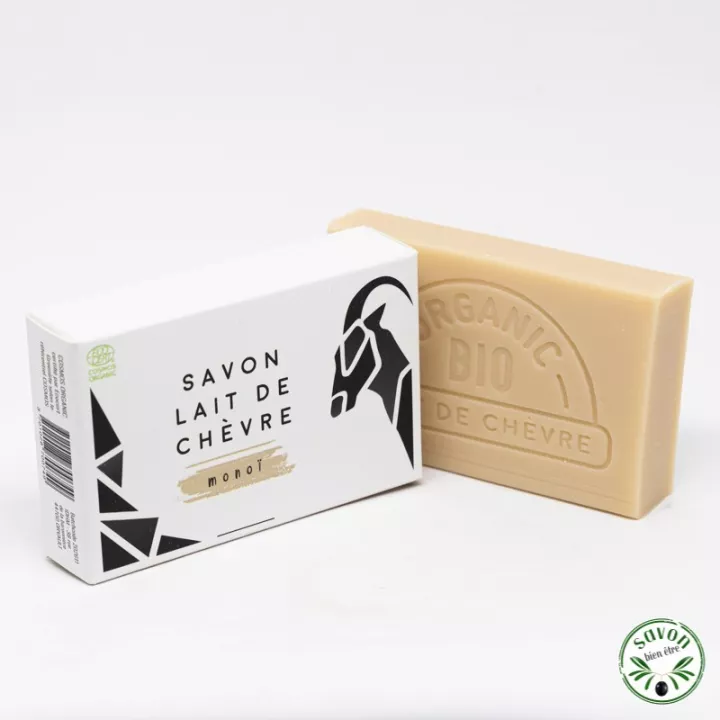 Savon bio au lait de chèvre - Monoï