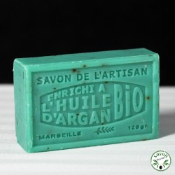 Savon parfumé Feuilles de menthe enrichi à l'huile d'argan Bio