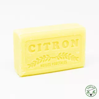 Savon parfumé Citron  enrichi à l'huile d'argan Bio