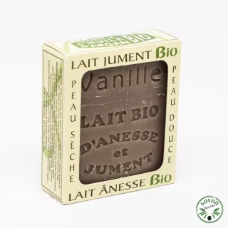 Duo savon lait d'ânesse bio et lait de jument bio - Nature