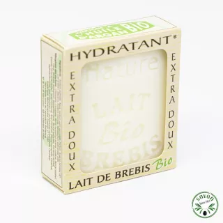 Organic sheep's milk soap enriched with organic argan oil