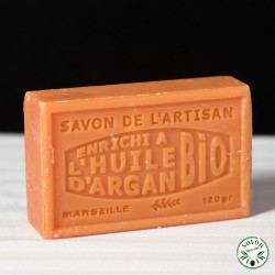 Savon parfumé Pêche enrichi à l'huile d'argan Bio