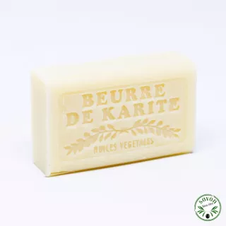 Sabonete com aroma de manteiga de karité enriquecido com óleo de argan orgânico
