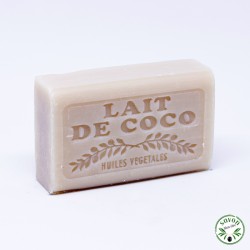 Savon parfumé Lait de coco enrichi à l'huile d'argan bio