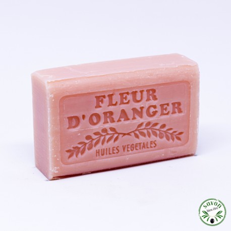 Orange blossom scented soap enriched with organic argan oil