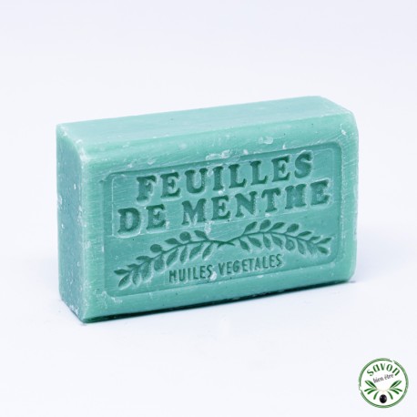 Sapone profumato Foglie di menta arricchite con olio di argan biologico