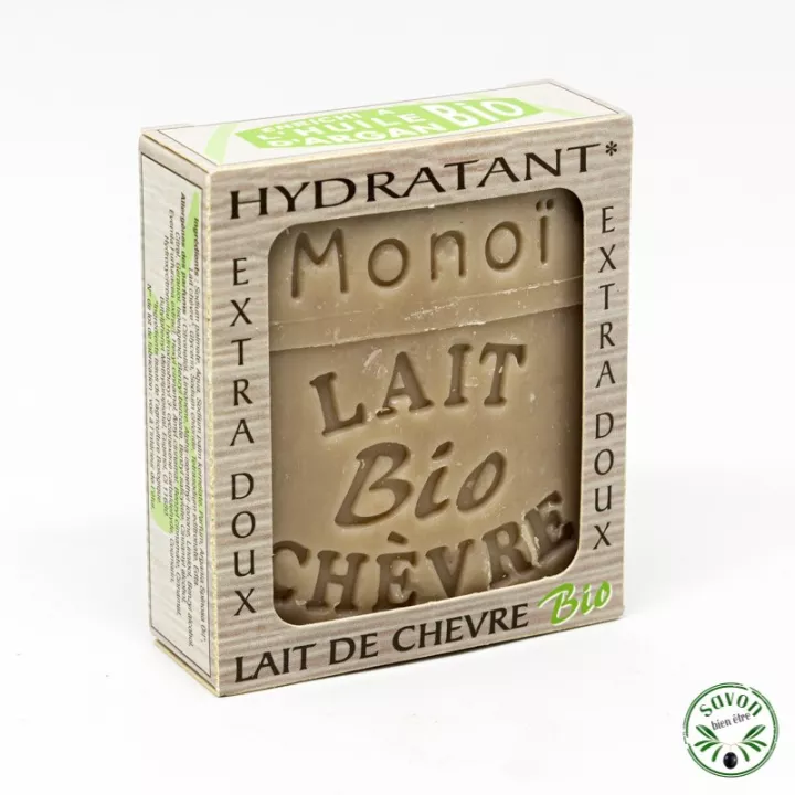 Savon au lait de chèvre bio - Monoï.