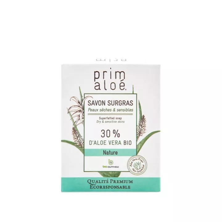 Jabón sobregraso de aloe vera