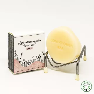 Après shampoing solide cheveux colorés.