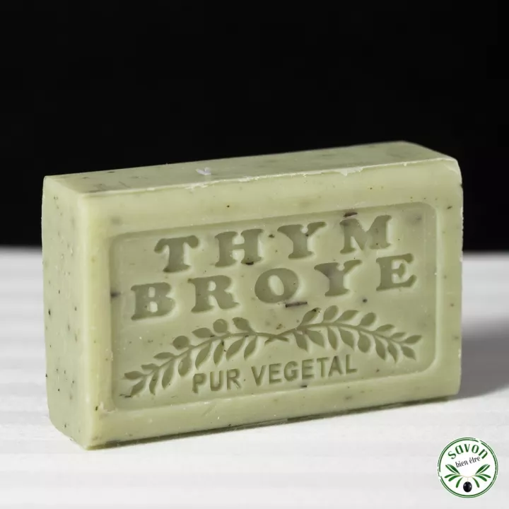 Savon parfumé Thym broyé enrichi à l'huile d'argan Bio