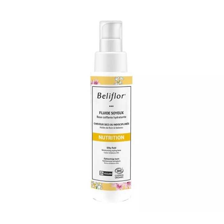 Fluide Soyeux bio Nutri-Intense de Beliflor spécial cheveux secs