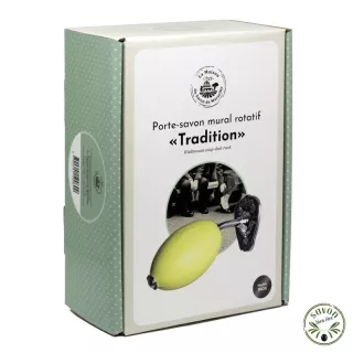 Edelstahl Wandseifenhalter mit optionaler Drehseife