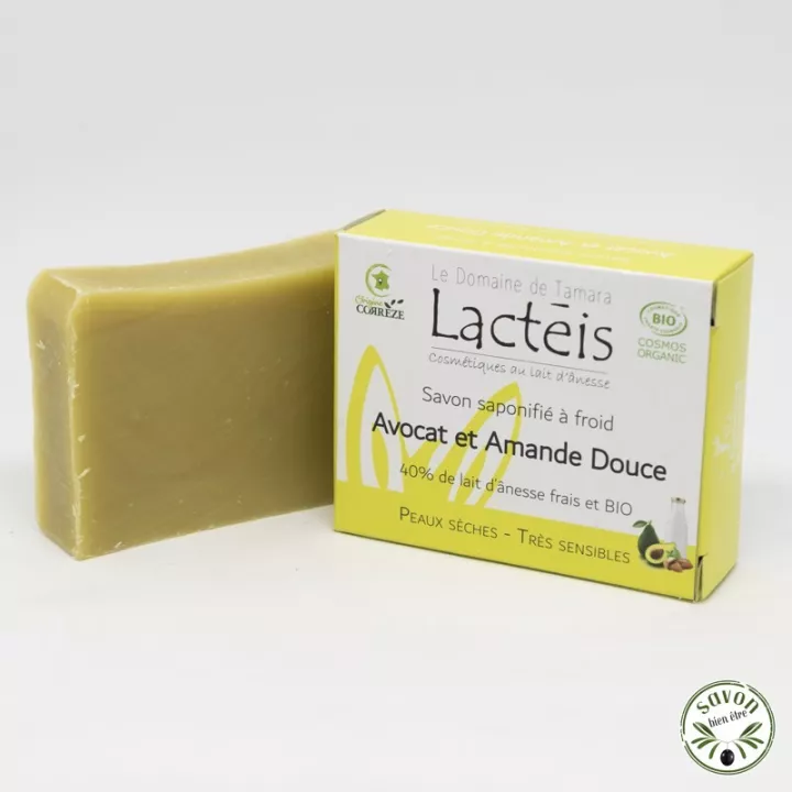 Savon 40% latte di asino fresco e biologico - Avvocato e Mande Douce - 90 gr