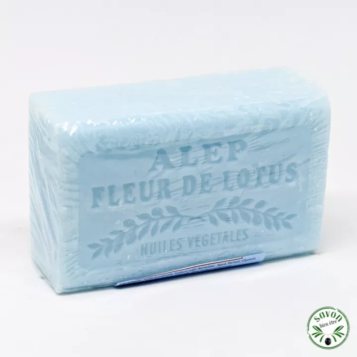 Savon d'Alep parfumé à la fleur de lotus