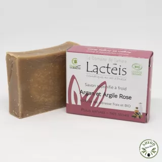 Savon 40% lait d'ânesse frais et bio - Argan - 90 gr