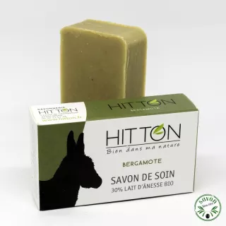 Savon au lait d'ânesse bio - Bergamote