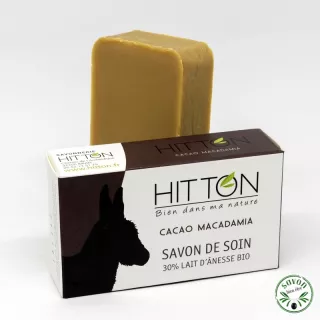 Sabonete de leite de burro orgânico - Cocoa & Macadamia