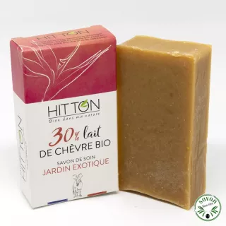 Savon au lait de chèvre bio - Jardin exotique