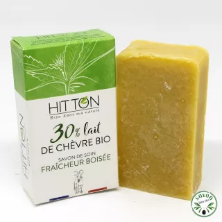 Savon au lait de chèvre bio - Fraîcheur boisée