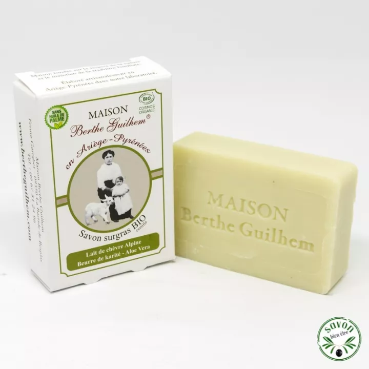 Sapone biologico al latte di capra - Burro di karitè - Aloe vera