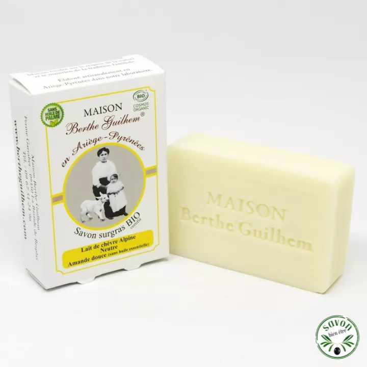 Sapone biologico al latte di capra - Mandorla dolce