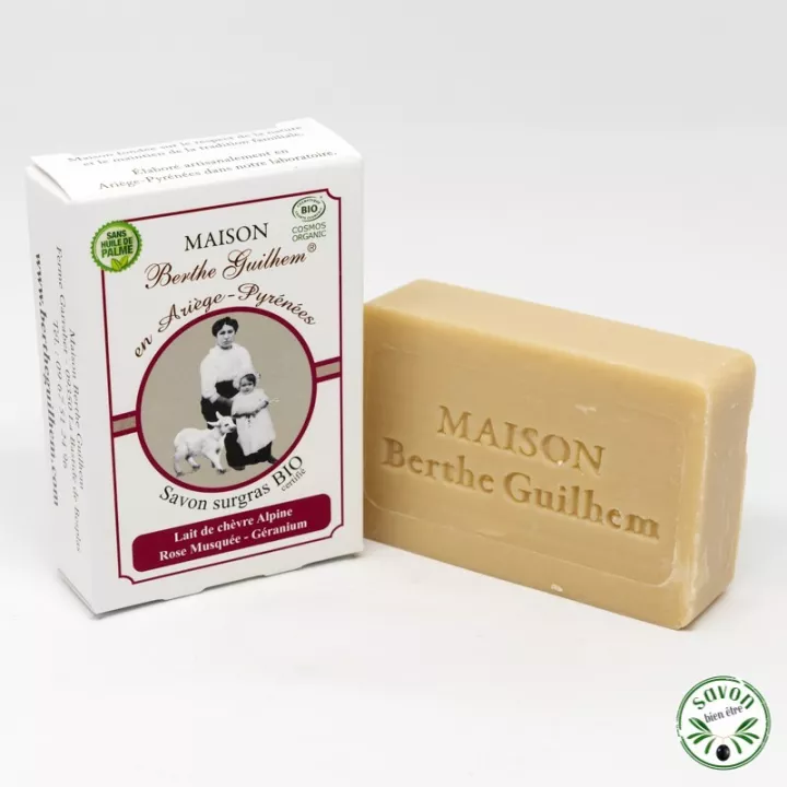 Sopa de Leite de Cabra Orgânica - Musk Rose - Geranium