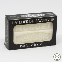 Savon au lait d'ânesse Bio - Fleur de Lotus