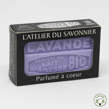 Mini sapone biologico al latte d'asina - Lavanda