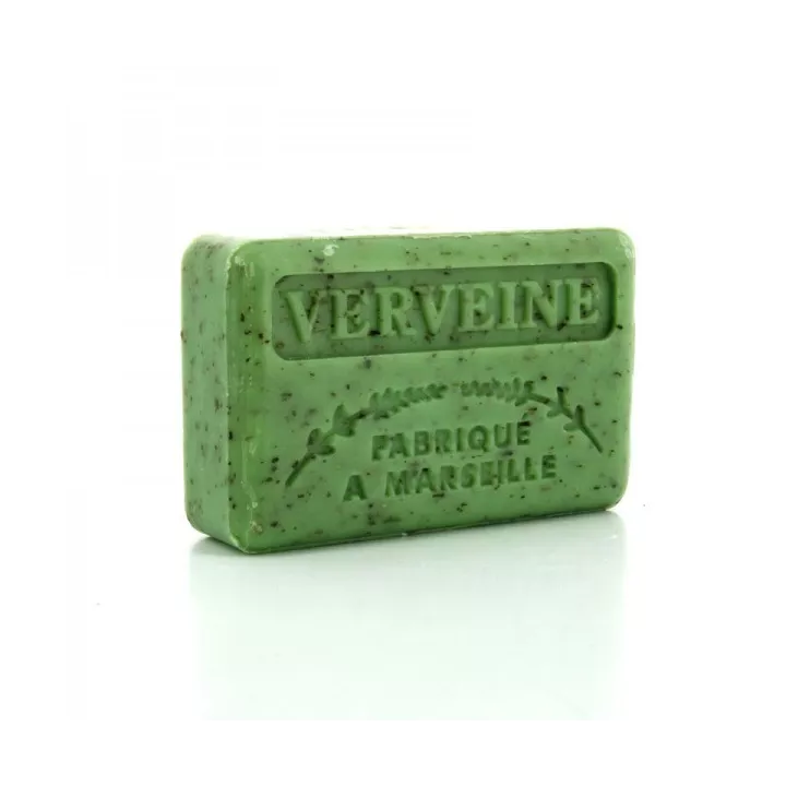 Sabonete - Folhas de verbena - esfoliante com manteiga de karité orgânica