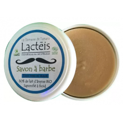 Sapone da barba 30% latte d'asina fresco certificato biologico Nature et Progrès